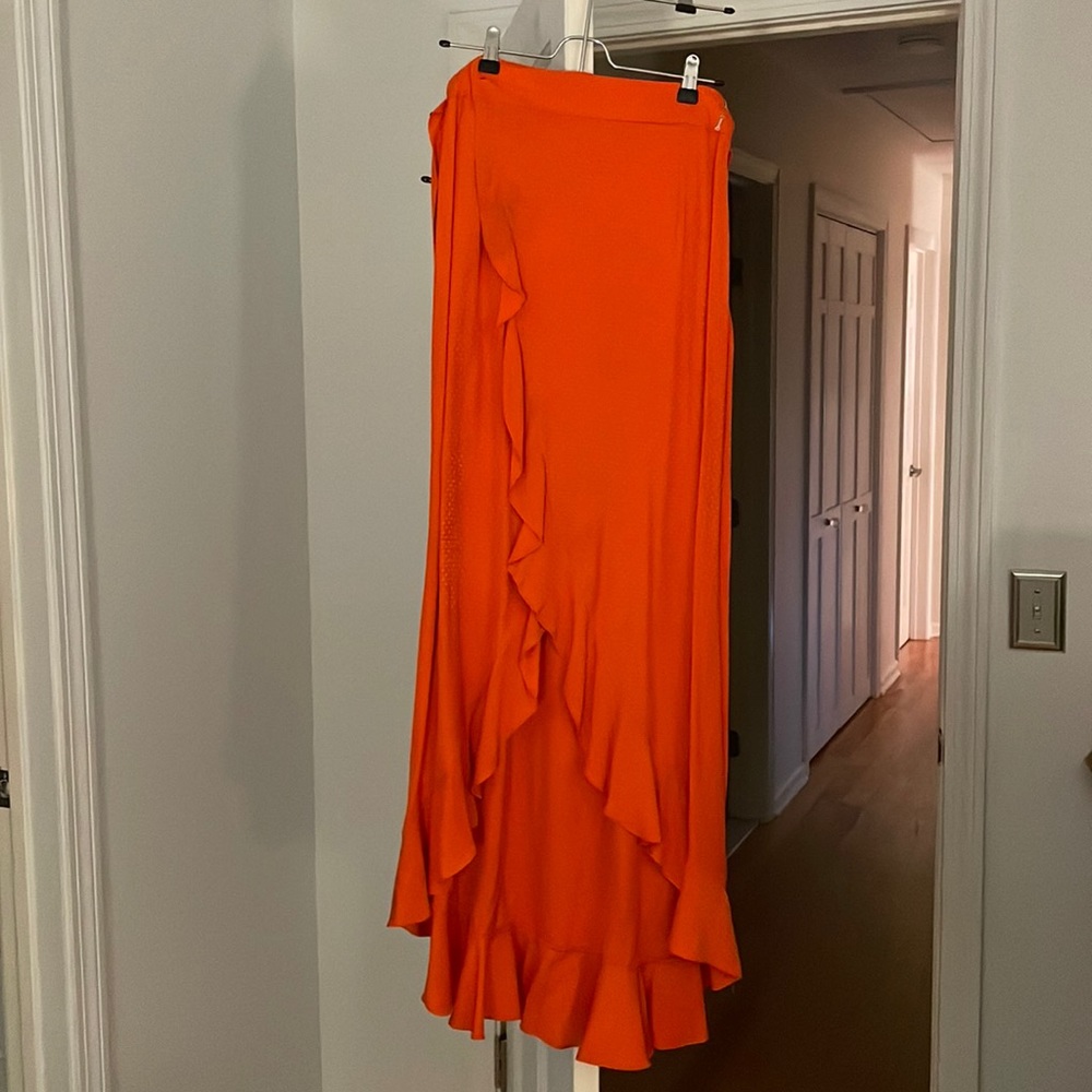 Wrap skirt, very long